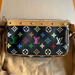 Takashi Murakami Multicolor Louis Vuitton Pochette